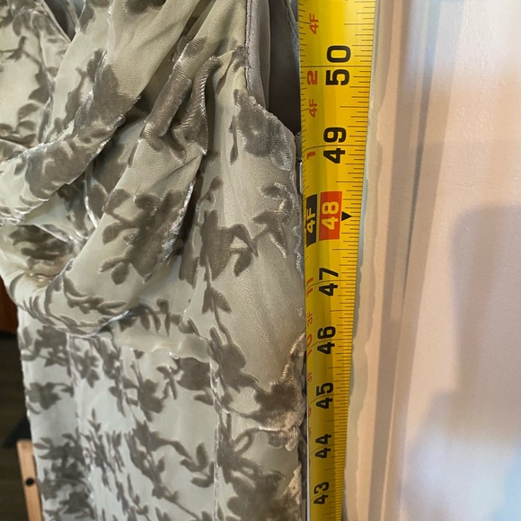 REVELRY bridesmaid/graduation sage burnout velvet dress - Picture 6 of 8